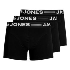 Jack & Jones Erkek Siyah 3'lü Boxer