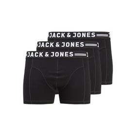 Jack & Jones Erkek Siyah 3'lü Boxer
