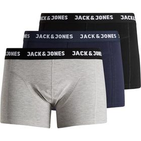 Jack & Jones Erkek Siyah 3'lü Boxer
