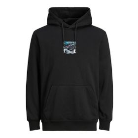 Jack & Jones Hiking Kapüşonlu Siyah L Erkek Sweatshirt
