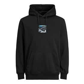 Jack & Jones Hiking Kapüşonlu Siyah L Erkek Sweatshirt