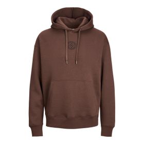 Jack & Jones Hood Cosmo Kahverengi Kapüşonlu Erkek Sweatshirt