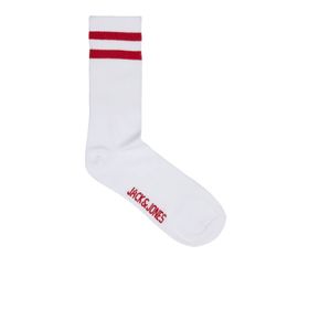 Jack & Jones Jacaustin Tennis Beyaz Erkek Çorap