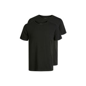 Jack & Jones Jacbamboo Tee 2 Pack Siyah Erkek T-shirt