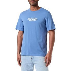 Jack & Jones Jacoliver Ss Tee Mavi Coronet Blue Erkek T-shirt