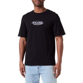 Jack & Jones Jacoliver Ss Tee Siyah Erkek T-shirt