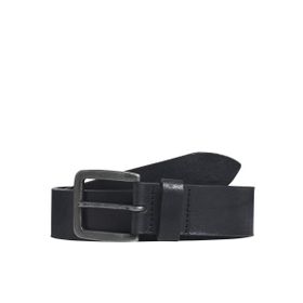 Jack & Jones Jacvictor Leather Belt Noos Siyah Erkek Kemer