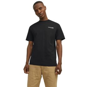 Jack & Jones Jcoaero Print Tee SS Crew Neck Noos Siyah Erkek T-shirt