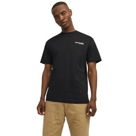 Jack & Jones Jcoaero Print Tee SS Crew Neck Noos Siyah Erkek T-shirt
