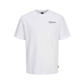 Jack & Jones Jcoaero Tee Ss Beyaz Bisiklet Yaka Erkek T-shirt