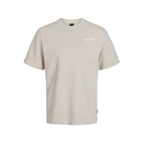 Jack & Jones Jcoaero Tee Ss Moonbeam Bisiklet Yaka Erkek T-shirt