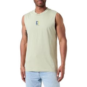Jack & Jones Jcobeech Çöl Sage Logolu Kolsuz Erkek T-shirt