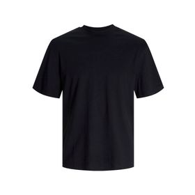 Jack & Jones Jcoblurfloor Tee Ss Siyah Bisiklet Yaka Erkek T-shirt