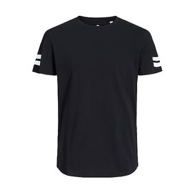 Jack & Jones Jcoboro Tee Ss Siyah Bisiklet Yaka Erkek T-shirt