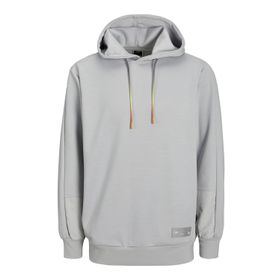 Jack & Jones Jcoclean Fabric Sweat Hood Gri Erkek Sweatshirt