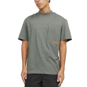 Jack & Jones Jcoclean Pocket Tee Ss Crew Neck Gri Erkek T-shirt