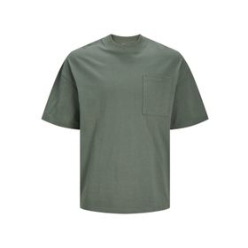 Jack & Jones Jcoclean Pocket Tee Ss Crew Neck Gri Erkek T-shirt
