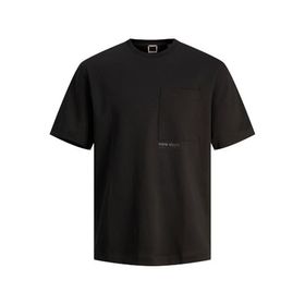 Jack & Jones Jcocommute Pocket Tee Ss Crew Neck Siyah Erkek T-shirt