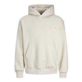 Jack & Jones Jcodigital Sweat Hood Kırık Beyaz Erkek Sweatshirt
