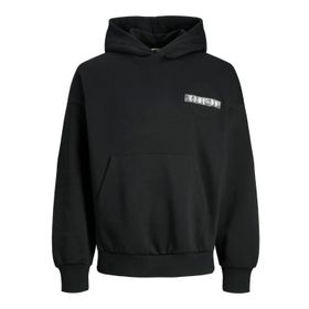 Jack & Jones Jcodigital Sweat Hood Siyah Erkek Sweatshirt