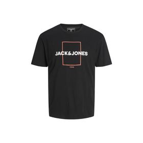 Jack & Jones Jcoexplored TEE SS Crew Neck MC Siyah Erkek T-shirt