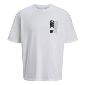 Jack & Jones Jcoflash Tee SS Crew Neck Styd Parlak Beyaz Erkek T-shirt
