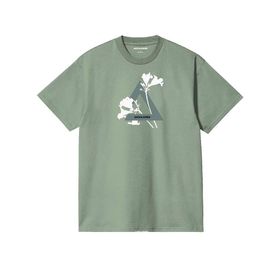 Jack & Jones Jcofloral Üçgen SS Bisiklet Yaka FST Çöl Sage Erkek T-shirt