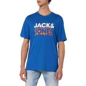 Jack & Jones Jcogradient Mavi Iolite Tee Ss Crew Neck Styd Erkek T-shirt