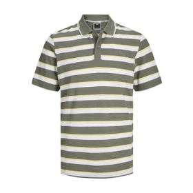 Jack & Jones Jcohass AOP Beyaz Polo Erkek T-shirt