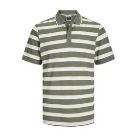 Jack & Jones Jcohass AOP Beyaz Polo Erkek T-shirt