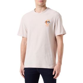 Jack & Jones Jcoholger Tee SS Moonbeam Bisiklet Yaka Erkek T-shirt
