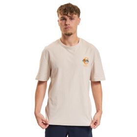 Jack & Jones Jcoholger Tee SS Moonbeam Bisiklet Yaka Erkek T-shirt