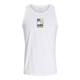 Jack & Jones Jcojj Colorfull Tanktop Beyaz Erkek T-shirt