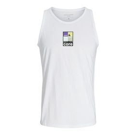 Jack & Jones Jcojj Colorfull Tanktop Beyaz Erkek T-shirt