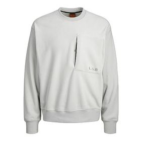 Jack & Jones Jcolab Sweat Crew Neck AW23 Gri Erkek Sweatshirt