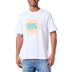 Jack & Jones Jcologo Print Tee Ss Crew Neck FST Beyaz Erkek T-shirt