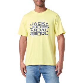 Jack & Jones Jcologo Print Tee Ss Crew Neck FST Limon Verbena Erkek T-shirt