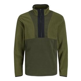 Jack & Jones Jcolunar Fleece Sweat High Neck SN Yağ Yeşili Erkek Sweatshirt
