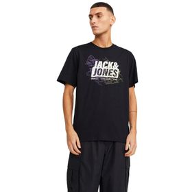 Jack & Jones Jcomap Logo Tee Ss Crew Neck SN Siyah Erkek T-shirt