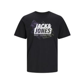 Jack & Jones Jcomap Logo Tee Ss Crew Neck SN Siyah Erkek T-shirt