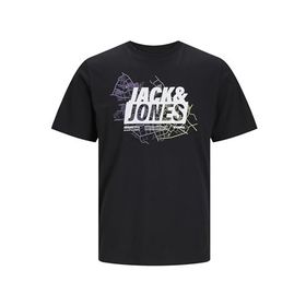 Jack & Jones Jcomap Logo Tee Ss Crew Neck SN Siyah Erkek T-shirt
