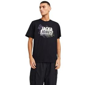 Jack & Jones Jcomap Logo Tee Ss Crew Neck SN Siyah Erkek T-shirt