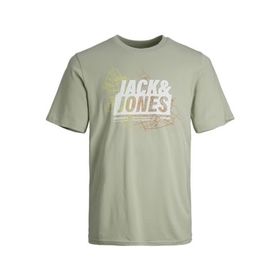 Jack & Jones Jcomap Summer Logo Tee Ss Crew Neck SN Çöl Sage Erkek T-shirt