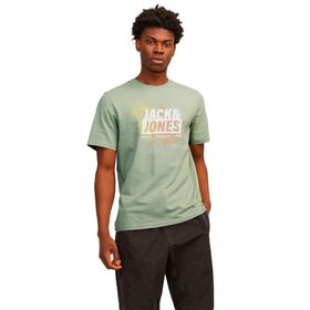 Jack & Jones Jcomap Summer Logo Tee Ss Crew Neck SN Çöl Sage Erkek T-shirt