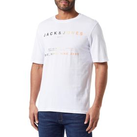 Jack & Jones Jcoriot Tee Ss Crew Neck FST Beyaz Erkek T-shirt