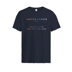 Jack & Jones Jcoriot Tee Ss Crew Neck Fst Lacivert Navy Blazer Erkek T-shirt