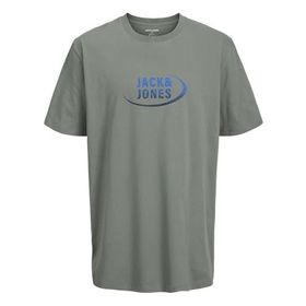 Jack & Jones Jcospiral Asfalt Tee Ss Crew Neck Styd Erkek T-shirt