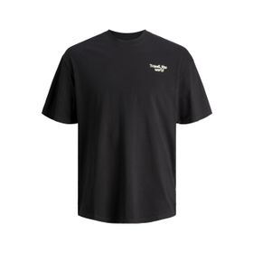 Jack & Jones Jcosplash Tee Ss Crew Neck Gc Siyah Erkek T-shirt