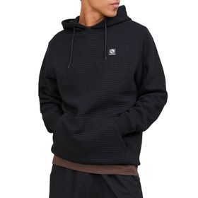 Jack & Jones Jcostructured Sweat Hood SMU Siyah Erkek Sweatshirt