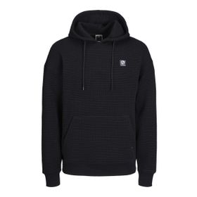 Jack & Jones Jcostructured Sweat Hood SMU Siyah Erkek Sweatshirt